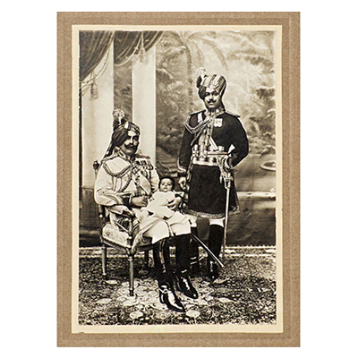 Ganga Singh of Bikaner with his son Prince Sadul Singh of Bikaner