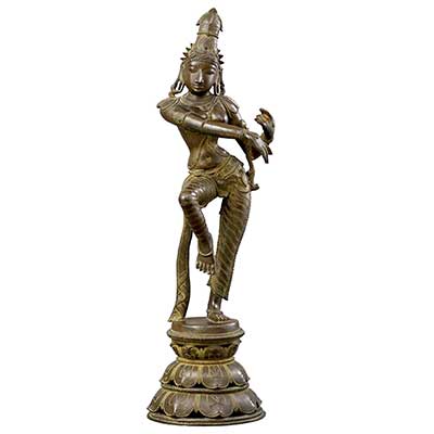 Bronze Sculpture of a Apsara