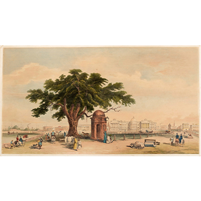 CALCUTTA FROM THE OLD COURSE BY SIR CHARLES D'OYLY,