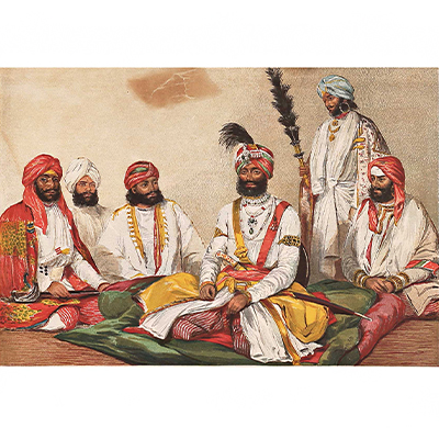 RAJAH JOWAHER SINGH AND ATTENDANTS