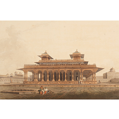 PART OF THE PALACE IN THE FORT OF ALLAHABAD