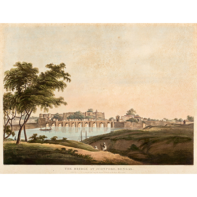 THE BRIDGE AT JUONPORE, BENGAL