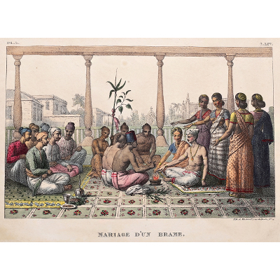 MARIAGE D'UN BRAME (MARRIAGE CEREMONY OF A BRAHMIN)