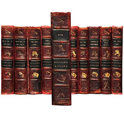 A SET OF TEN WORKS OF RUDYARD KIPLING