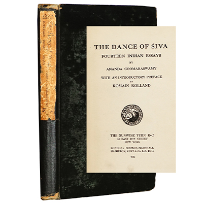 THE DANCE OF SIVA, FOURTEEN INDIAN ESSAYS.