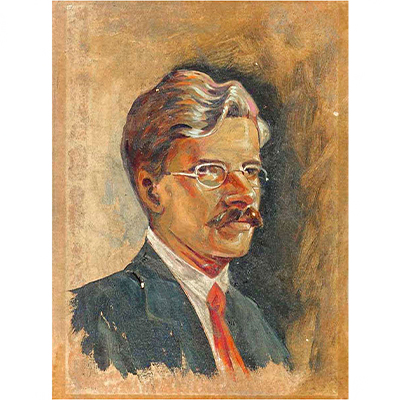 SELF PORTRAIT OF A. H. MULLER