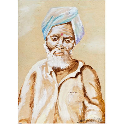 PORTRAIT OF HARKISHAN SINGH SURJEET