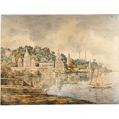 VIEW OF BANARAS GHAT