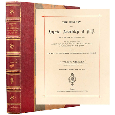 THE HISTORY OF THE IMPERIAL ASSEMBLAGE AT DELHI 1877