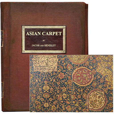 ASIAN CARPETS: XVI AND XVII CENTURY DESIGNS FROM THE JAIPUR PALACES, &C.