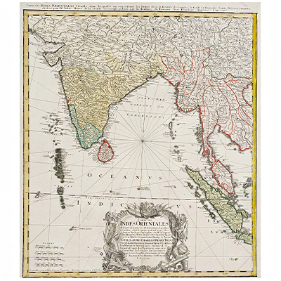 CARTE DES INDES ORIENTALES