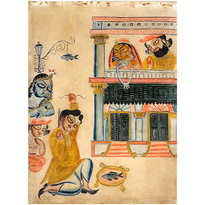 UNTITLED (DRAUPADI'S SWAYAMVARA)