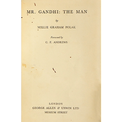 MR. GANDHI: THE MAN